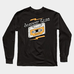 Vintage -Johnny Cash Long Sleeve T-Shirt